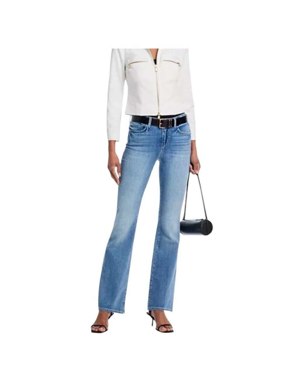 L'AGENCE Cara Low-Rise Bootcut Jeans in Ibarra Wash Size 29